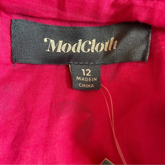 ModCloth umbrella print dress w/cut-out back - Size 12 - NWT - Picture 11 of 12